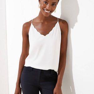 J Crew Scalloped Cami